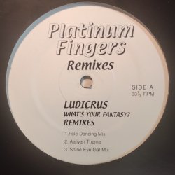 画像1: %% Platinum Fingers Remixes (FANTASY 001) Ludacris / What's Your Fantasy * Madonna / Don't Tell Me (黒穴) YYY488-5346-1-5+