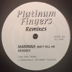 画像2: %% Platinum Fingers Remixes (FANTASY 001) Ludacris / What's Your Fantasy * Madonna / Don't Tell Me (黒穴) YYY488-5346-1-5+