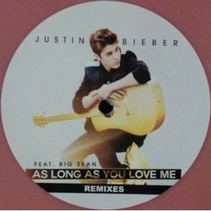 画像: $ JUSTIN BIEBER / AS LONG AS YOU LOVE ME (JUSTINLOVE002) Y0 完売