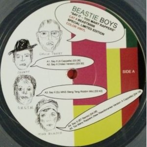 画像: 【海0000】 BEASTIE BOYS / SAY IT / TOO MANY RAPPERS (BEASTSI006) 