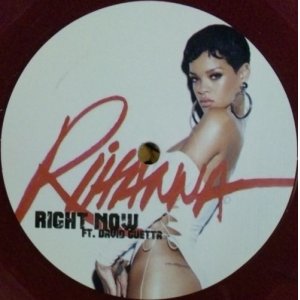 画像: 【海0000】 RIHANNA FT. DAVID GUETTA / RIGHT NOW (RIHRIGHT014) カラー盤 Y1 