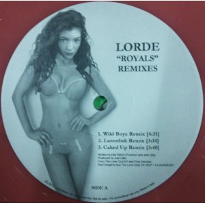 画像: 【海未登録】 LORDE / ROYALS (LORDEROYALS002)