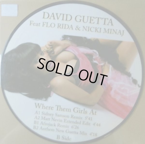 画像1: DAVID GUETTA Feat FLO RIDA & NICKI MINAJ / WHERE THEM GIRLS AT (EROTICA13)