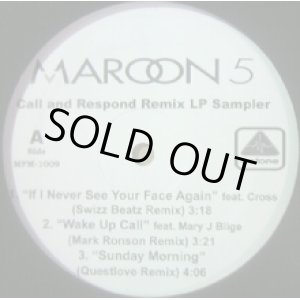 画像: MAROON 5 / CALL AND RESPOND REMIX LP SAMPLER 