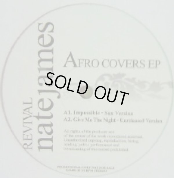 画像1: NATE JAMES / AFRO COVER EP 