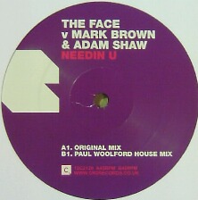 画像1: THE FACE VS MARK BROWN & ADAM SHAW / NEEDIN U 