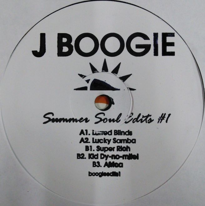 画像1: 【海0000】 J BOOGIE / SUMMER SOUL EDITS #1 (****) Y? 在庫探し中　