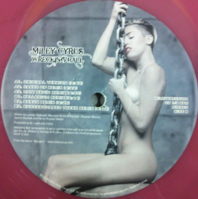 画像1: 【海未登録】 MILEY CYRUS / WRECKING BALL (MILEYWRECK001)