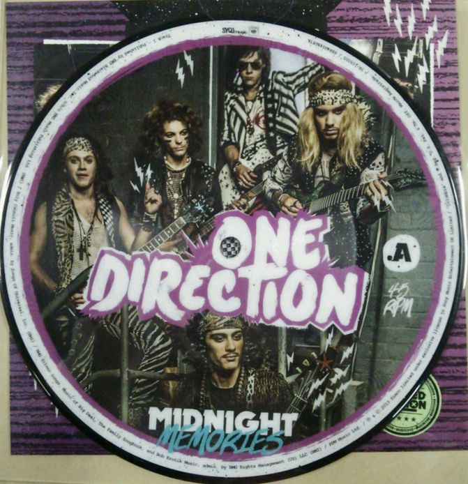 画像1: $ One Direction / Midnight Memories / Rock Me (live) 7inch (88843043007) Y2 後程済
