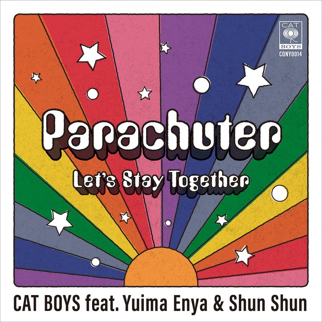 画像1: $ CAT BOYS feat. Yuima Enya & Shun Shun Parachuter / Let's Stay Together (CONY0014) N3