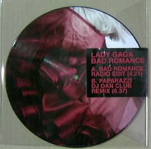 画像1: LADY GAGA / BAD ROMANCE (2726754) 7INCH ピクチャー 店頭在庫　後程