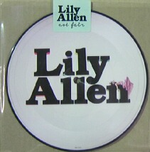 画像1: $ LILY ALLEN / NOT FAIR (REG 153) 7INCH Picture (UK) YYS188-1-1+1